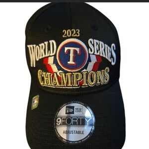 Texas Rangers New Era World Series Champions Cap